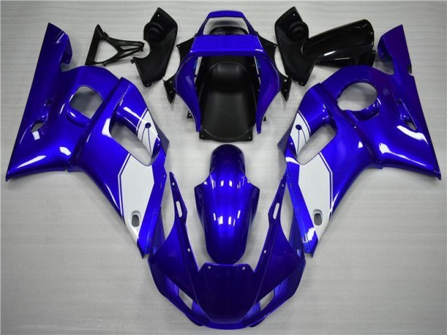 White Blue 1998-2002 YZF R6 Motorcycle Fairings White Blue 1998-2002 YZF R6 Motorcycle Fairings
