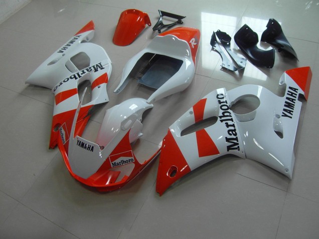 White Red Marlboro 1998-2002 YZF R6 Motorcycle Fairings White Red Marlboro 1998-2002 YZF R6 Motorcycle Fairings