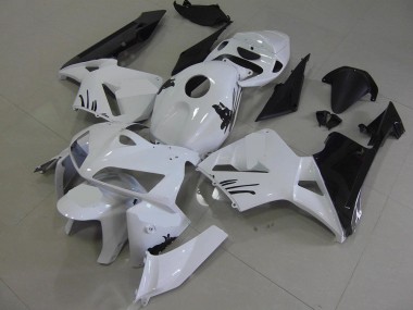 White with Special Decals 2005-2006 CBR600RR Motorcycle Fairings