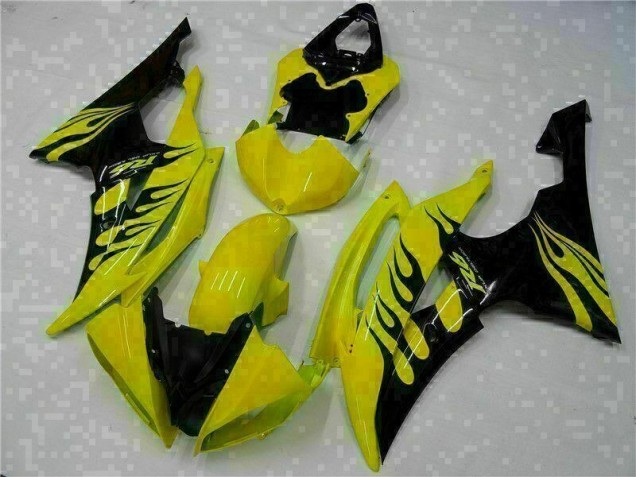 Yellow Black 2008-2016 YZF R6 Motorcycle Fairing Yellow Black 2008-2016 YZF R6 Motorcycle Fairing