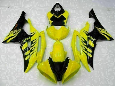 Yellow Black 2008-2016 YZF R6 Motorcycle Fairing