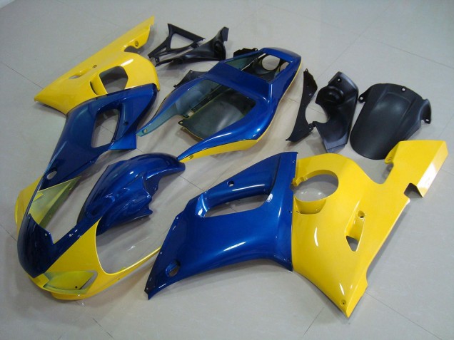 Yellow Blue 1998-2002 YZF R6 Motorcycle Fairing Yellow Blue 1998-2002 YZF R6 Motorcycle Fairing