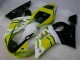 Yellow White 1998-2002 YZF R6 Motorcycle Fairings Yellow White 1998-2002 YZF R6 Motorcycle Fairings