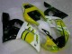 Yellow White 1998-2002 YZF R6 Motorcycle Fairings Yellow White 1998-2002 YZF R6 Motorcycle Fairings